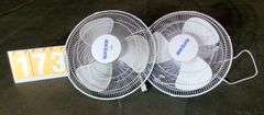 HURRICANE SUPREME 16IN. WALL MOUNT FAN, QTY 2