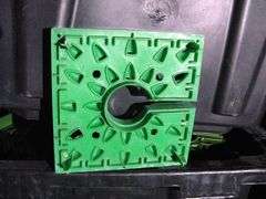 BLACK TOTES W/ TOP FEED IRRIGATION CAPS, QTY 11