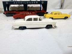 LIONEL 6414 EVANS AUTO LOADER TRAIN CAR W/ 4-AUTOMOBILES, O-GUAGE