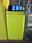 YELLOW TOTE LIDS, QTY 34