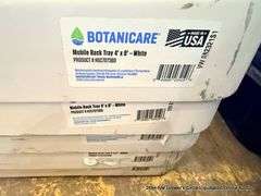 5 - BOTANICARE 4'X8' WHITE MOBILE RACK TRAY - 5 X MONEY