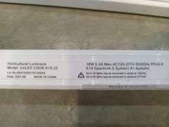 (2) ION LED 18W GROW LIGHT STRIPS