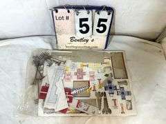 BAG: "POP-OUT" CARDBOARD SHEET FOR MODEL TRAIN STATION