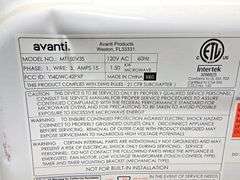 AVANTI MICROWAVE
