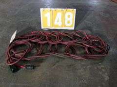 BLACK/RED EXTENSION CORD