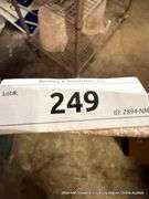 SQUARE AREA OF PLASTIC BARRELS AND METAL CART