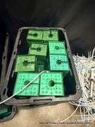 WATER LINES, IRRIGATION TOP CAPS IN TOTES, QTY 3