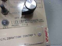 LUDLUM MEASUREMENTS MODEL: 77-3 LONG REACH GEIGER COUNTER