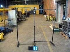 BLACK ADJUSTABLE GARMENT RACKS
