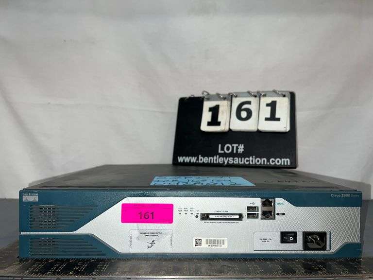 Bentley Router CISCO 2821 SERVICES ROUTER - Bentley & Associates, LLC