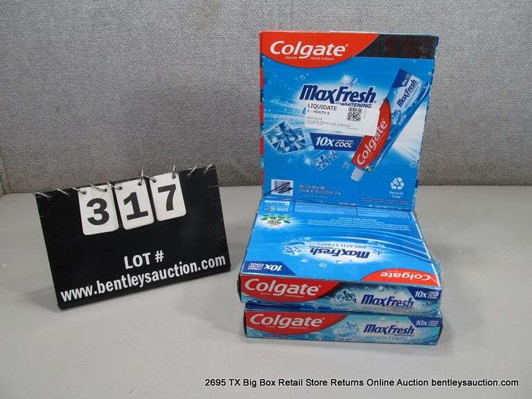 COLGATE ANTI CAVITY FLUORIDE TOOTHPASTE COOL MINT, 3 PACKS OF 5 (3X ...