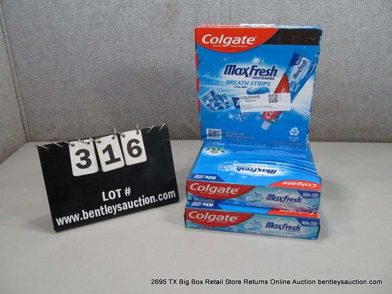 COLGATE ANTI CAVITY FLUORIDE TOOTHPASTE COOL MINT, 3 PACKS OF 5 (3X ...