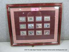 14" X 18" FEDERAL RW - DEPARTMENT OF INTERIOR DUCK COLLECTION STAMP DISPLAY DUCK STAMPS - RW49-60