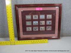 14" X 18" FEDERAL RW - DEPARTMENT OF INTERIOR DUCK COLLECTION STAMP DISPLAY DUCK STAMPS - RW49-60