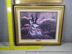 FRAMED LIMITED EDITION REPRODUCTION LITHOGRAPH - EVENING LIGHT BY TIM MANSANAREZ - 1996 - #12/50,