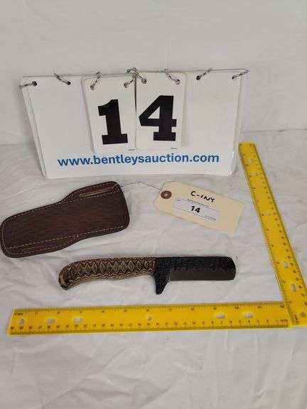 KNIFE W/ SHEATH, 8-1/2" OVERALL LENGTH