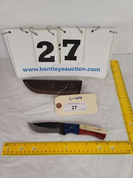 KNIFE W/ SHEATH, 8" OVERALL LENGTH
