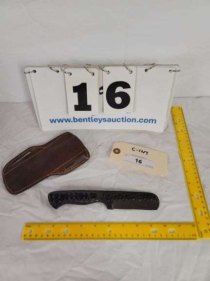 KNIFE W/ SHEATH, 8-1/2" OVERALL LENGTH