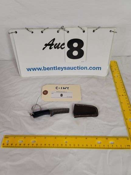 MINI KNIFE W/ SHEATH, 4" OVERALL LENGTH