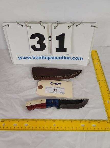 KNIFE W/ SHEATH, 7-7/8" OVERALL LENGTH