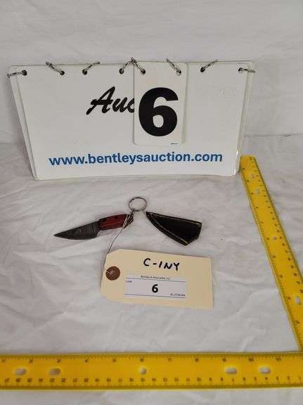 MINI KNIFE W/ SHEATH, 4" OVERALL LENGTH