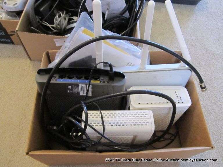 BOX: ASSORTED CABLE MODEMS, WIRELESS ACCESS POINTS - Bentley ...