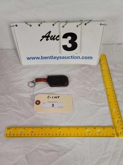 MINI CLEAVER W/ SHEATH, 4" OVERALL LENGTH