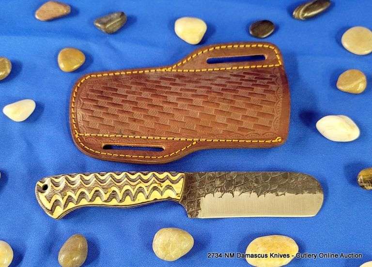 KNIFE W/ SHEATH, 8-3/8" OVERALL LENGTH
