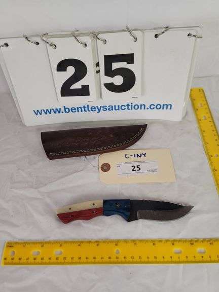 KNIFE W/ SHEATH, 8" OVERALL LENGTH