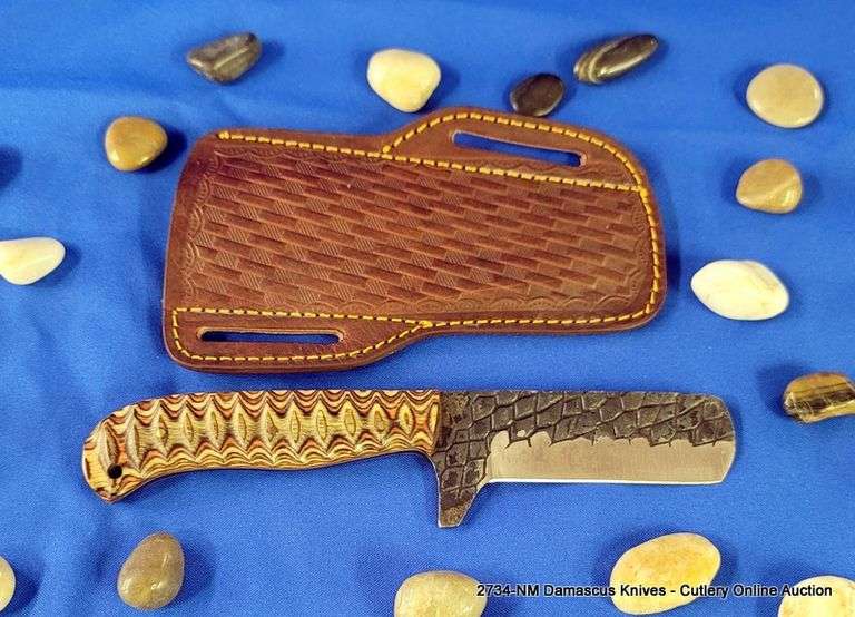 KNIFE W/ SHEATH, 8-1/2" OVERALL LENGTH