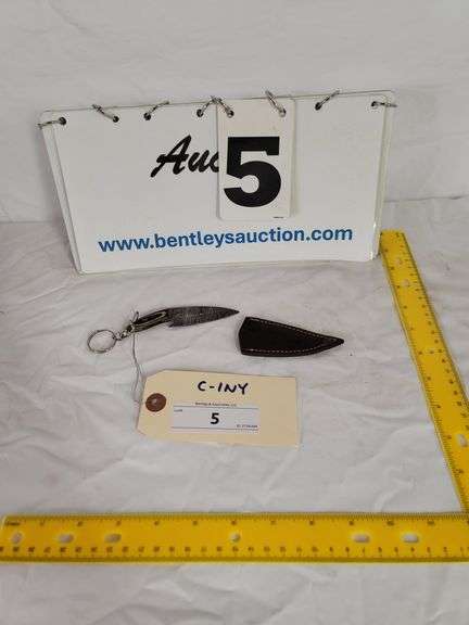 MINI KNIFE W/ SHEATH, 4-1/8" OVERALL LENGTH