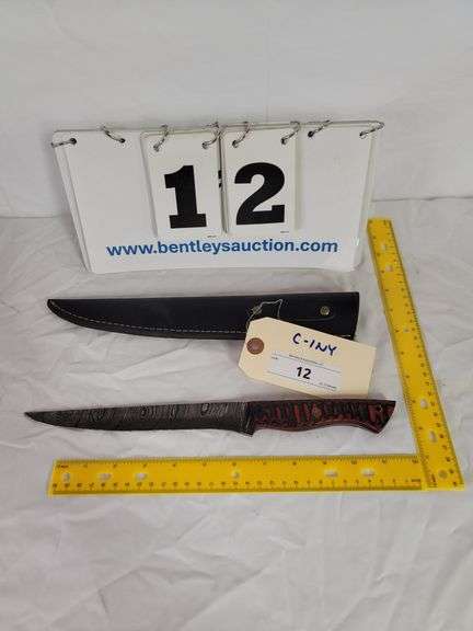 KNIFE W/ SHEATH, 13" OVERALL LENGTH