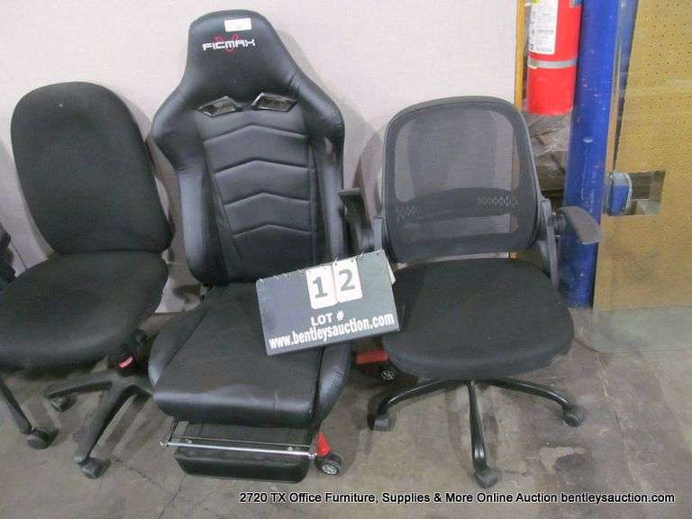 GAMING CHAIR & OFFICE CHAIR (2X MONEY) - BOTH WOBBLY