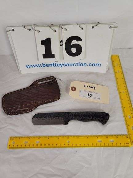KNIFE W/ SHEATH, 8-1/2" OVERALL LENGTH