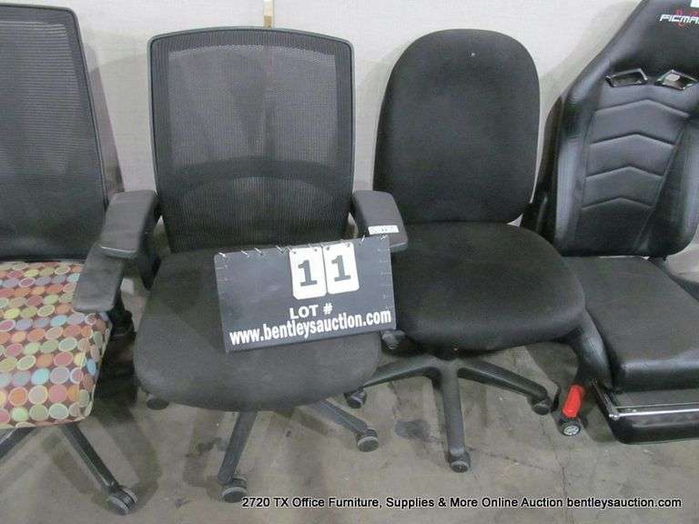 OFFICE CHAIRS - BLACK (2X MONEY)