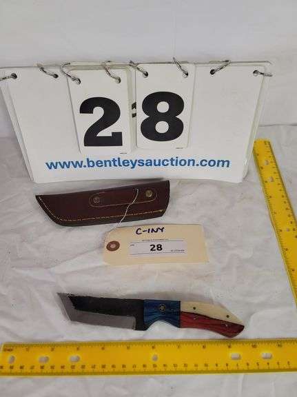 KNIFE W/ SHEATH, 8" OVERALL LENGTH