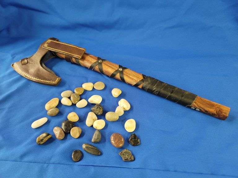 HATCHET, 20" LONG OVERALL, 5-1/4" WIDE, COMES WITH SHEATH