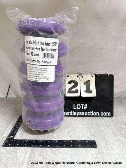 PURPLE BABY CHICK FEEDER