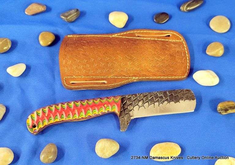 KNIFE W/ SHEATH, 8-1/2" OVERALL LENGTH