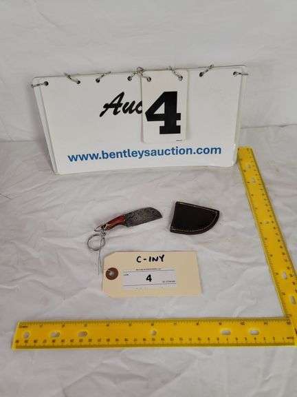 MINI CLEAVER W/ SHEATH, 3-1/2" OVERALL LENGTH