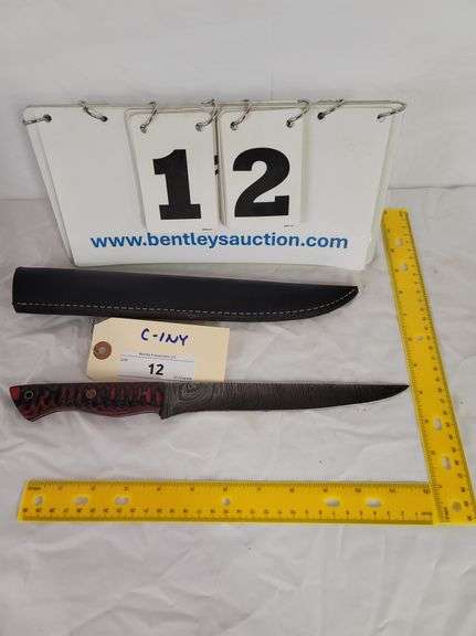 KNIFE W/ SHEATH, 13" OVERALL LENGTH