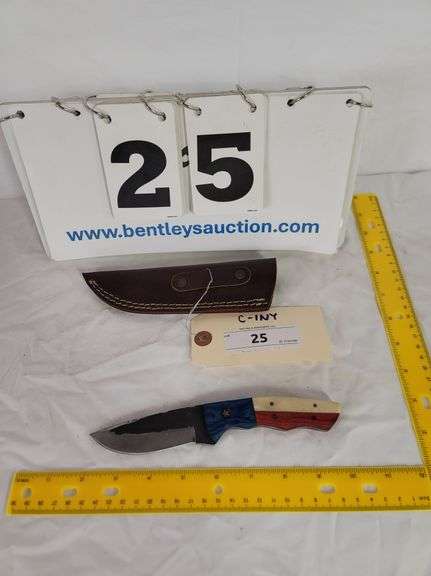 KNIFE W/ SHEATH, 8" OVERALL LENGTH