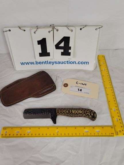 KNIFE W/ SHEATH, 8-1/2" OVERALL LENGTH