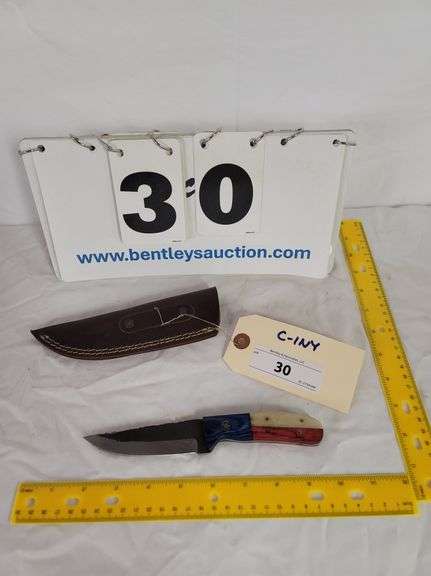 KNIFE W/ SHEATH, 8" OVERALL LENGTH