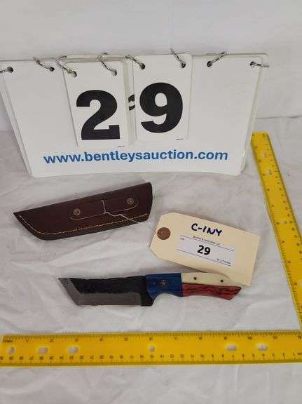 KNIFE W/ SHEATH, 8" OVERALL LENGTH