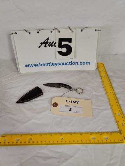 MINI KNIFE W/ SHEATH, 4-1/8" OVERALL LENGTH
