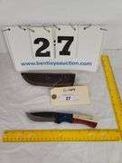 KNIFE W/ SHEATH, 8" OVERALL LENGTH