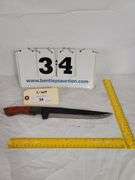 KNIFE - NO SHEATH, 14-1/8" OVERALL LENGTH