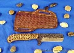 KNIFE W/ SHEATH, 8-1/2" OVERALL LENGTH