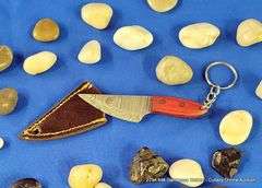 MINI KNIFE W/ SHEATH, 4" OVERALL LENGTH